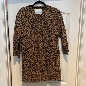CAbi Leopard Print Blazer